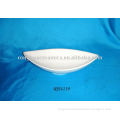 White Fine Porcelain Boat-shaped Plate